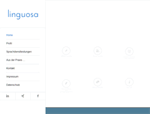 Tablet Screenshot of linguosa.com